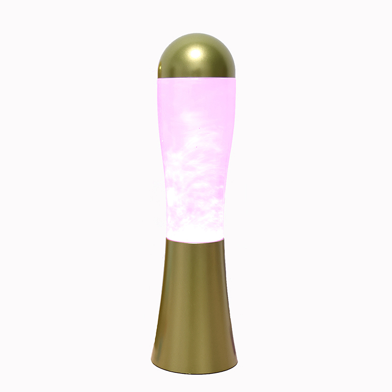 Lumină de noapte lichidă înnorată cu umbră de sticlă