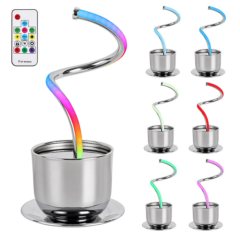 Lampă de masă LED pentru ceașcă de cafea cu lumină RGB