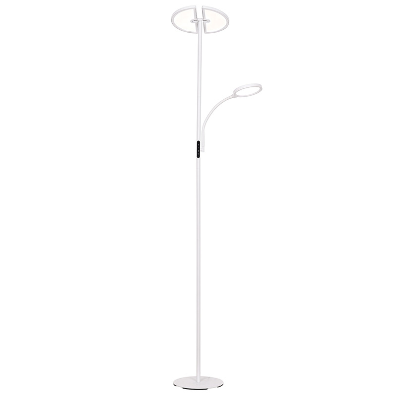 Lampă de podea LED modernă cu două luni