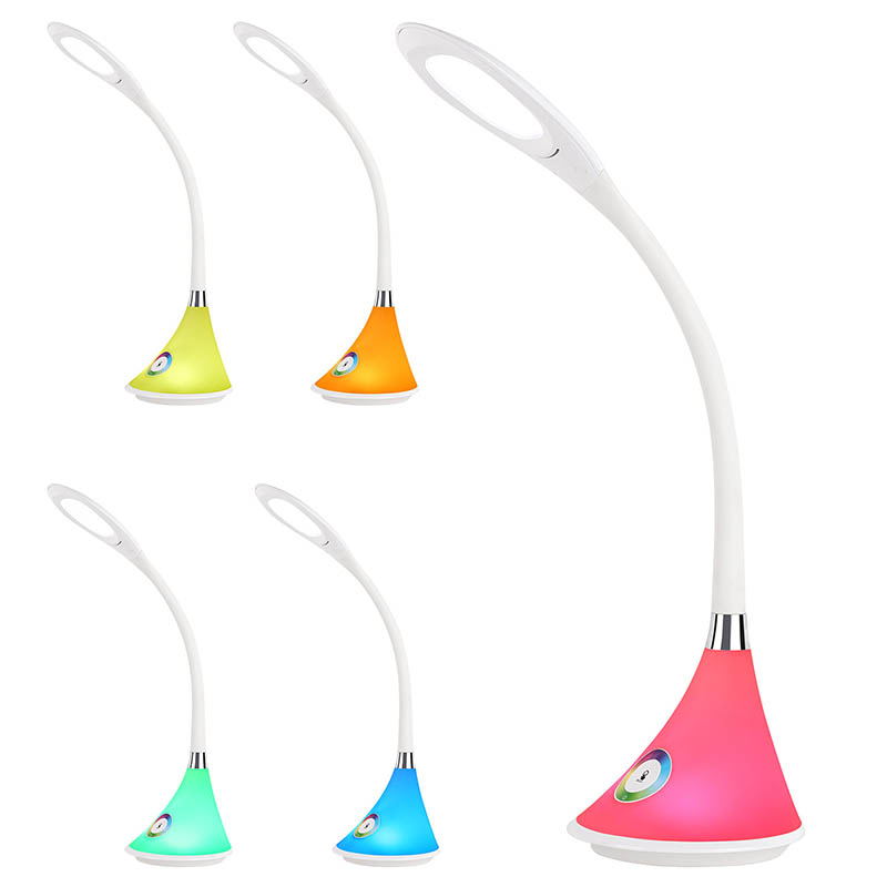 Lampa de birou cu LED Dragonfly cu bază RGB