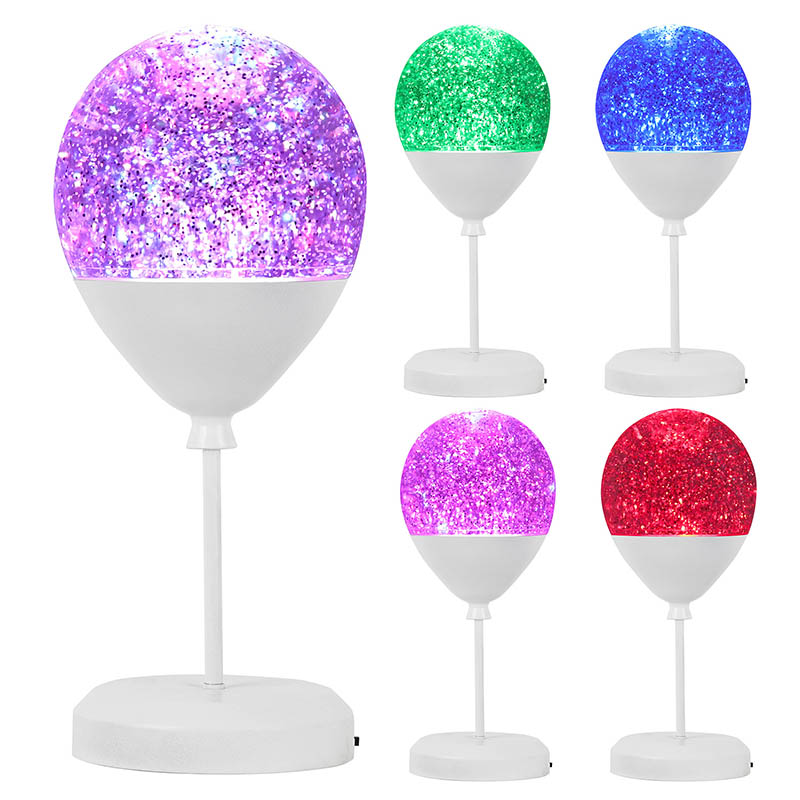 Jucării cu sclipici RGB luminează cu nuanță de ceașcă