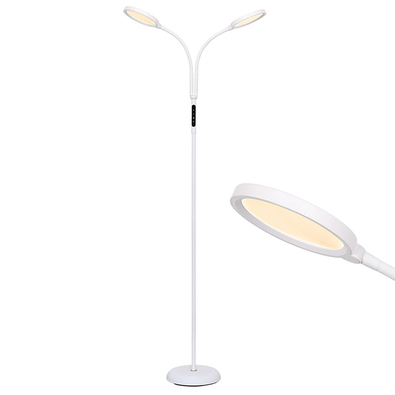 Lampa de podea cu LED cu dublu auzit