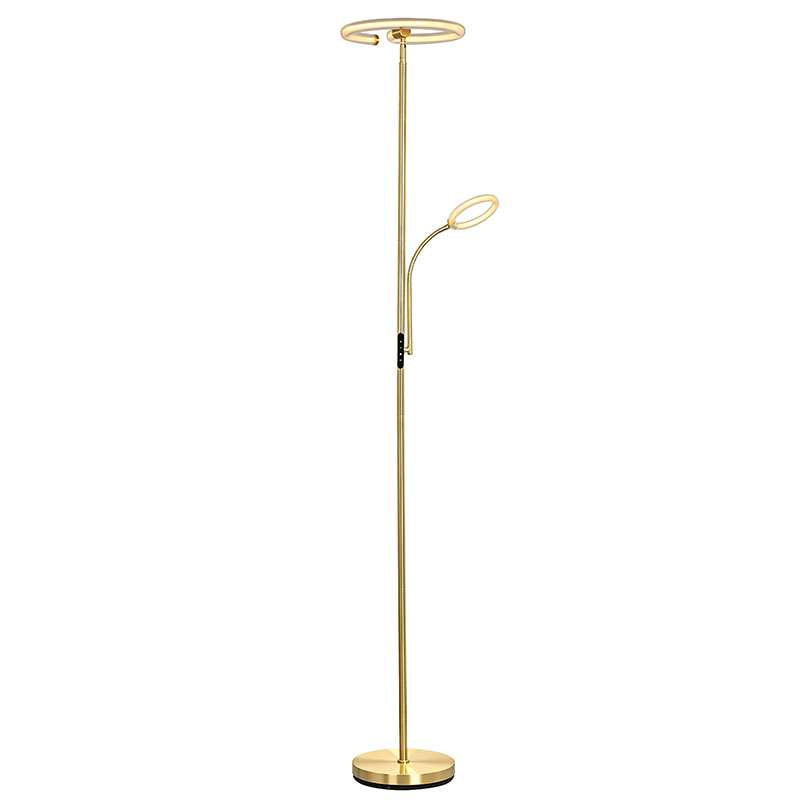 Lampa de podea cu LED Gold de lux pentru living