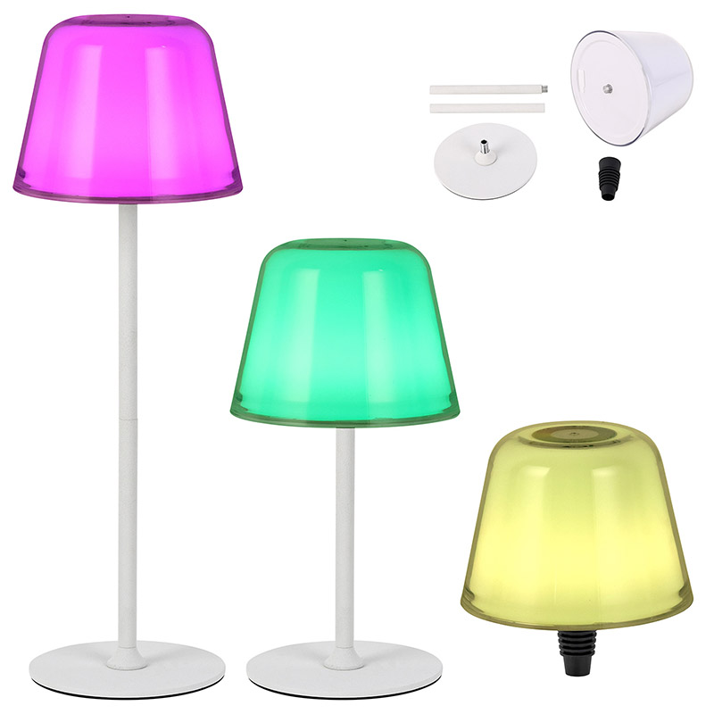 Lampă modernă fără fir cu lampă RGB pentru schimbarea culorii