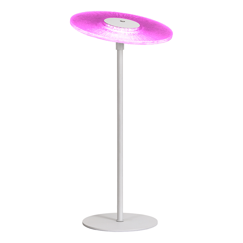 Lampă de masă LED modernă cu abajur RGB