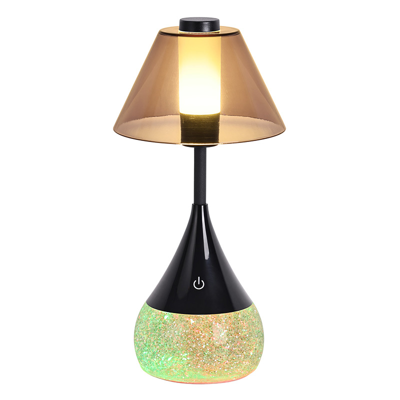 Lampă cu flux de ciuperci cu bază lichidă dinamică