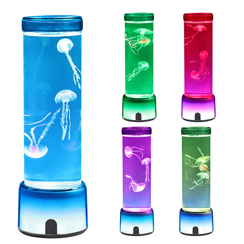 Lampa de meduză nou mare, cu bază de rotunditate a culorilor complete