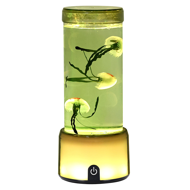 Lampă cu LED RGB neagră meduză