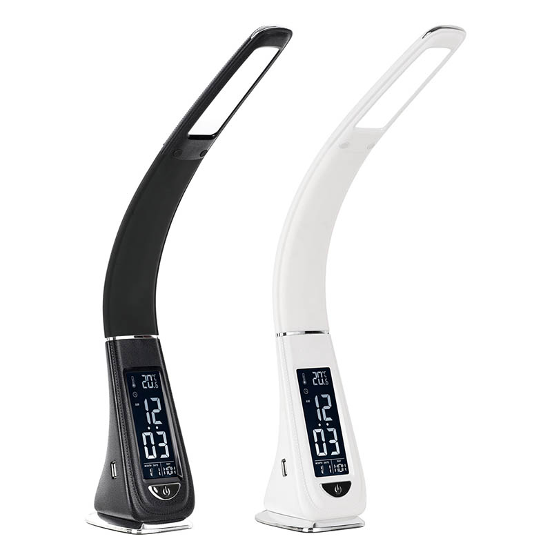 Lampa de birou LED de încărcător USB Port cu pene
